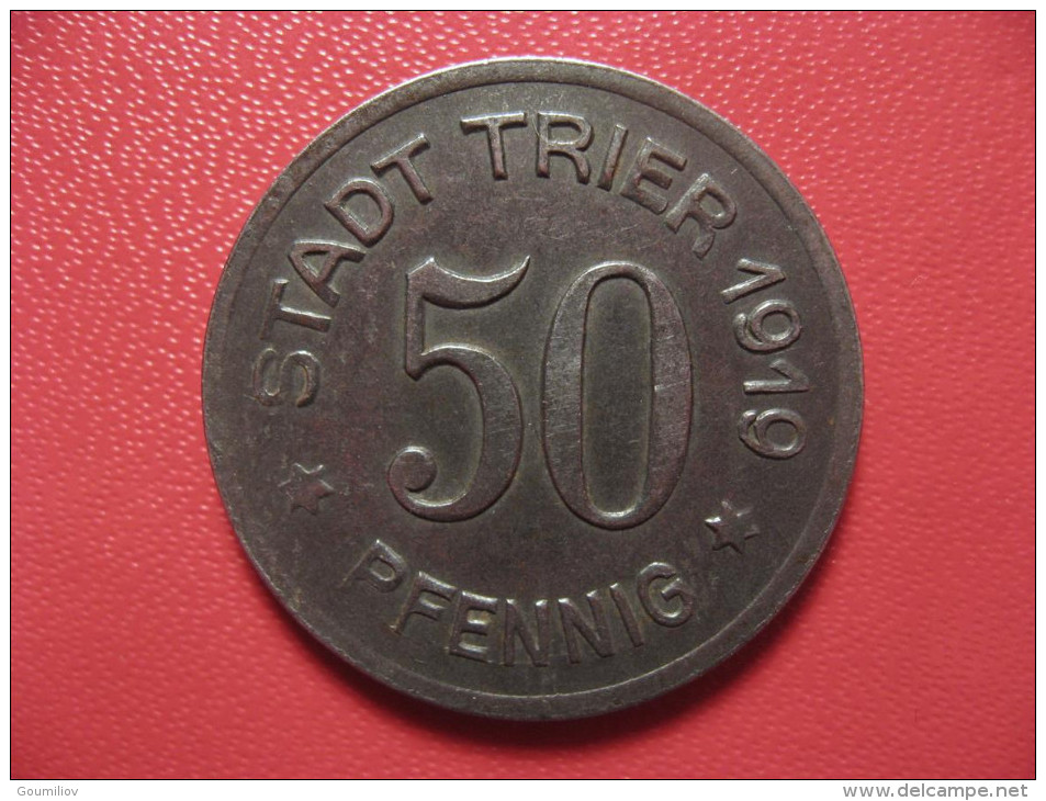 50 Pfennig 1919 - Stadt Trier 1604 - Monetari/ Di Necessità