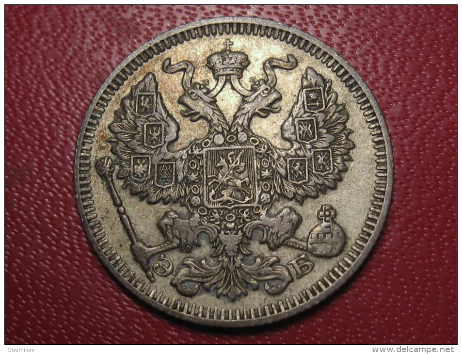 Russie - 20 kopeks 1909 CMB CB 1835