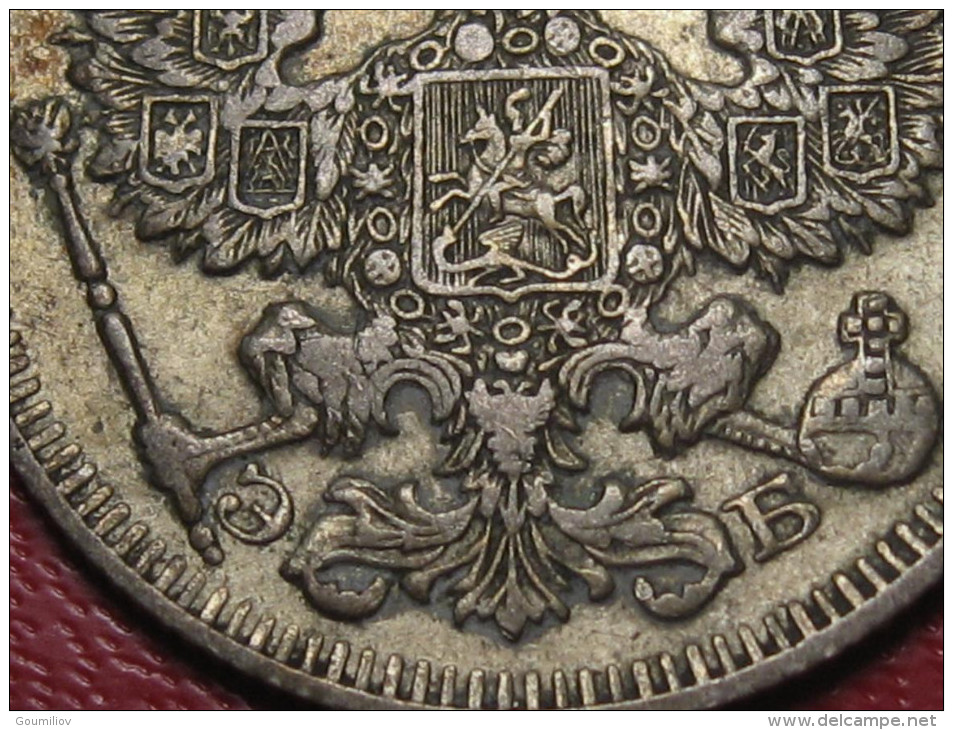 Russie - 20 kopeks 1909 CMB CB 1835