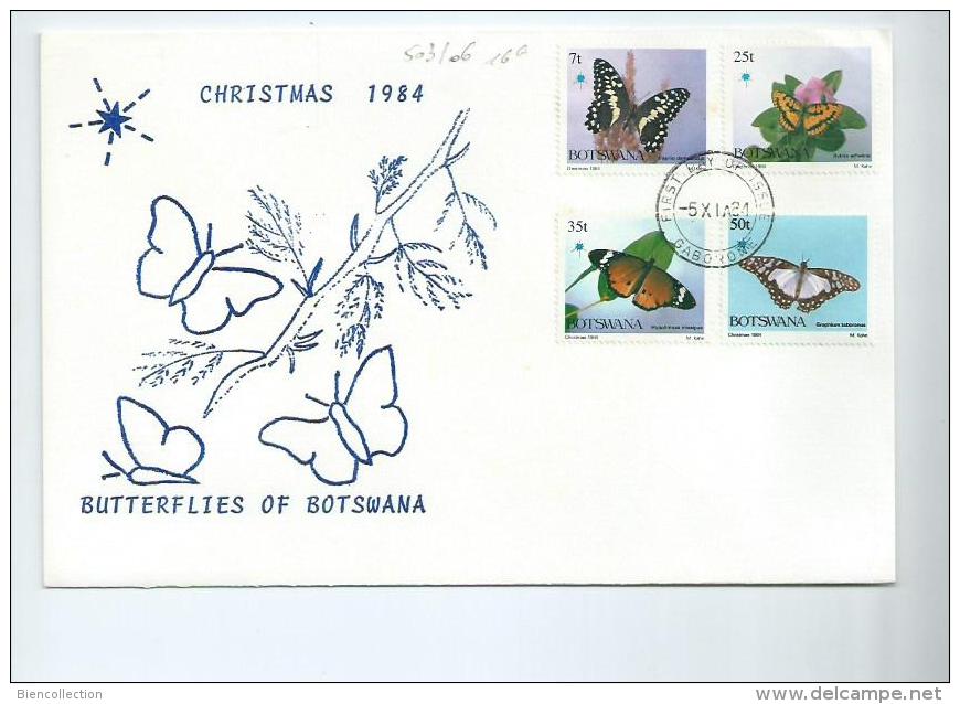 Bostwana.FDC Buterflies Of Bostwana.papillons,mariposas - Botswana (1966-...)