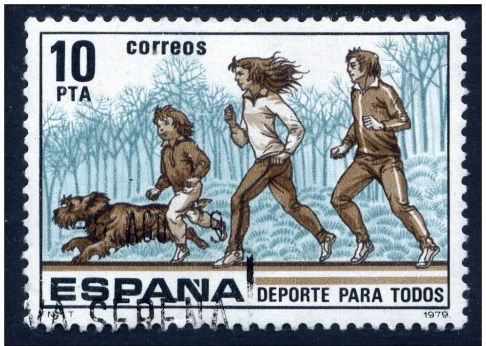 Spanien 1979, Spanje, Espana, Espagne, Spain, Deportes Para Todos, SG 2566, Edifil 2518, Y&T 2164, Used - Gebruikt