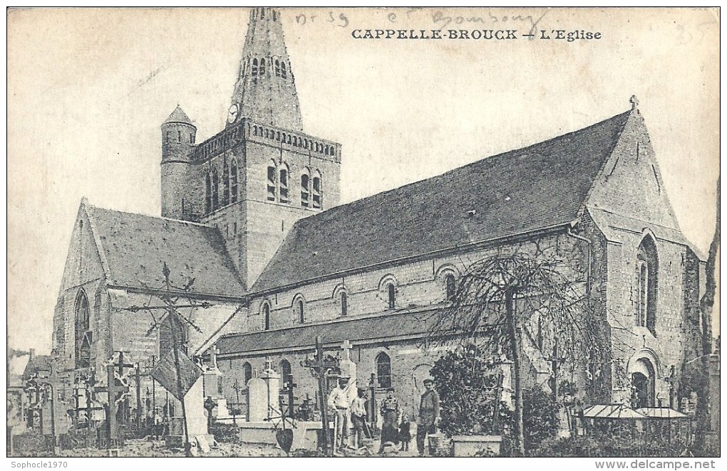 NORD PAS DE CALAIS - 59 - NORD - CAPPELLE BROUCQ - Eglise - Cappelle La Grande