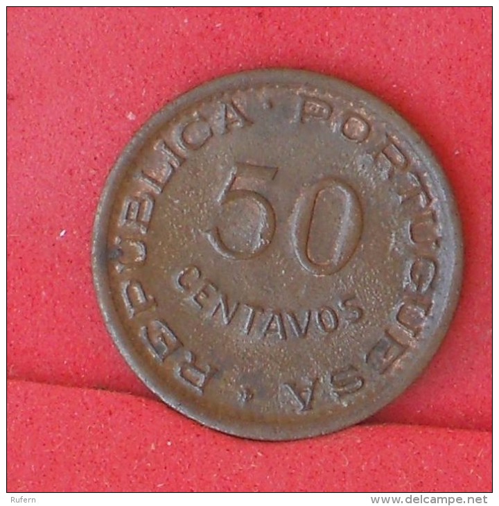 ANGOLA  50  CENTAVOS  1953   KM# 75  -    (Nº12598) - Angola