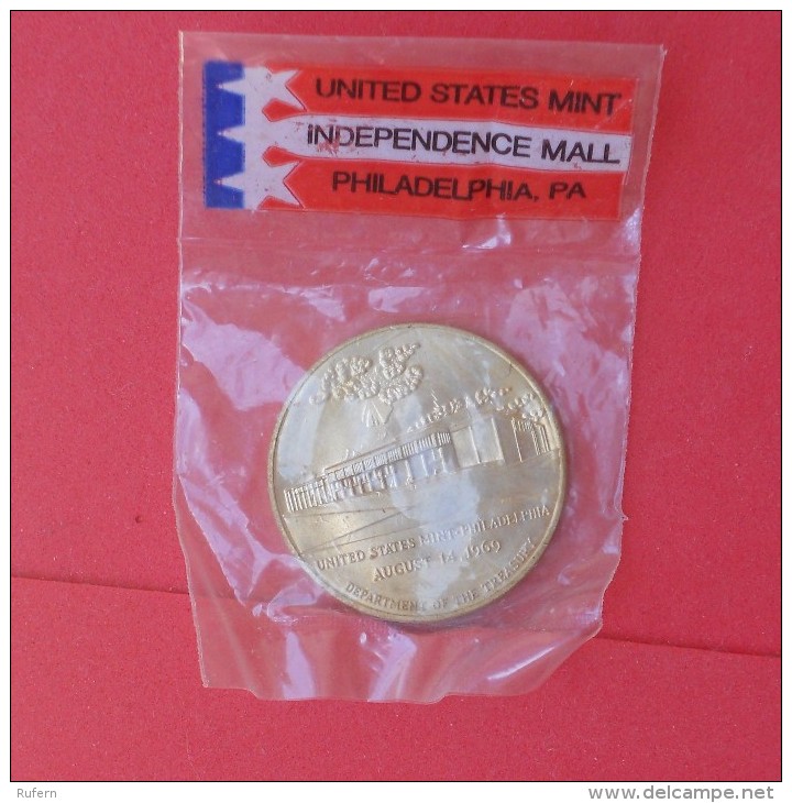 UNITED STATES OF AMERICA      1969  25,5 GRS - DIM 38MM KM#   -  PHILADELPHIA  (Nº12602) - Andere & Zonder Classificatie