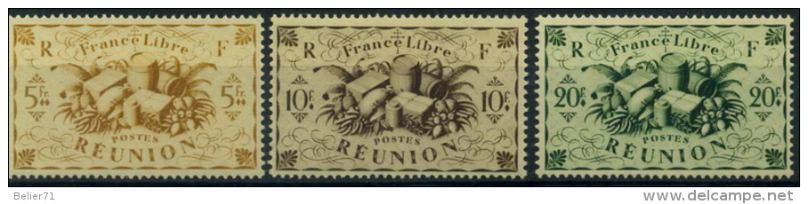 France, Réunion : N° 235 à 246 X Année 1943 - Nuovi