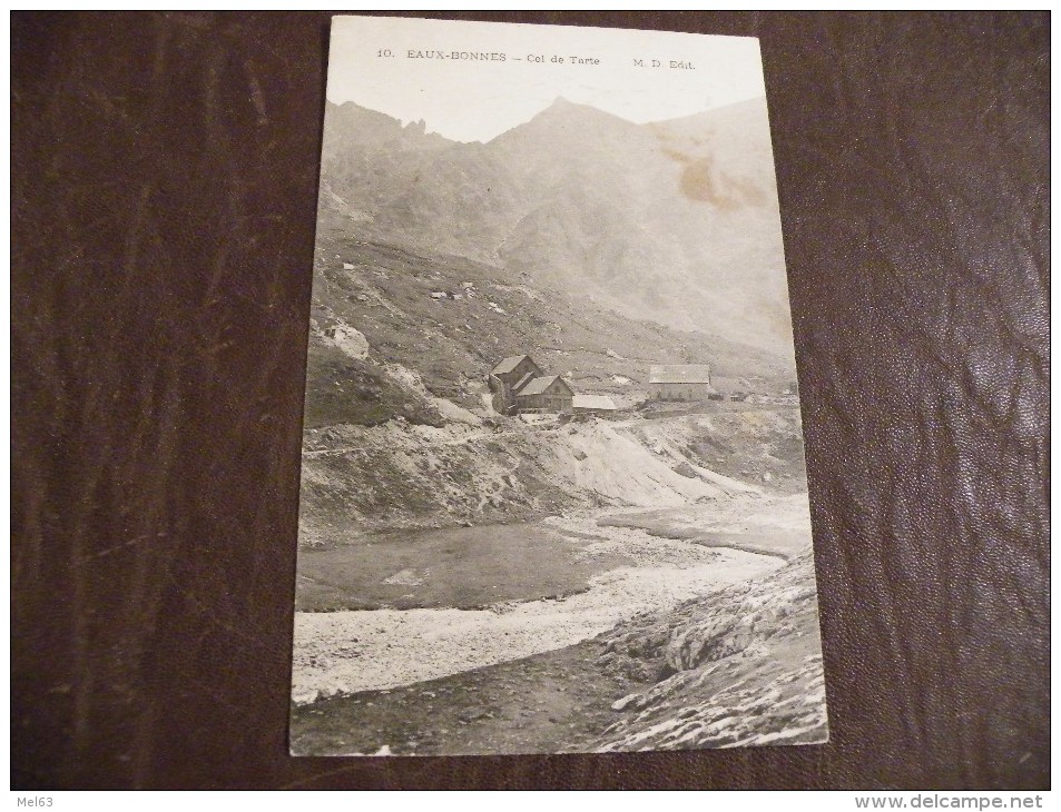 A307. CPA. 64. EAUX-BONNES. Col De Tarte.  Rare Beau Plan . Non Ecrite - Eaux Bonnes