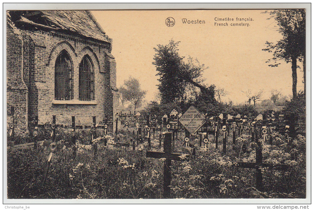 Woesten, Cimetière Français (pk23843) - Vleteren