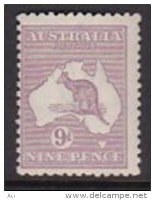 Australia 1915-20 Third Watermark Kangaroo SG 39, 9d Violet Mint Never Hinged - Neufs