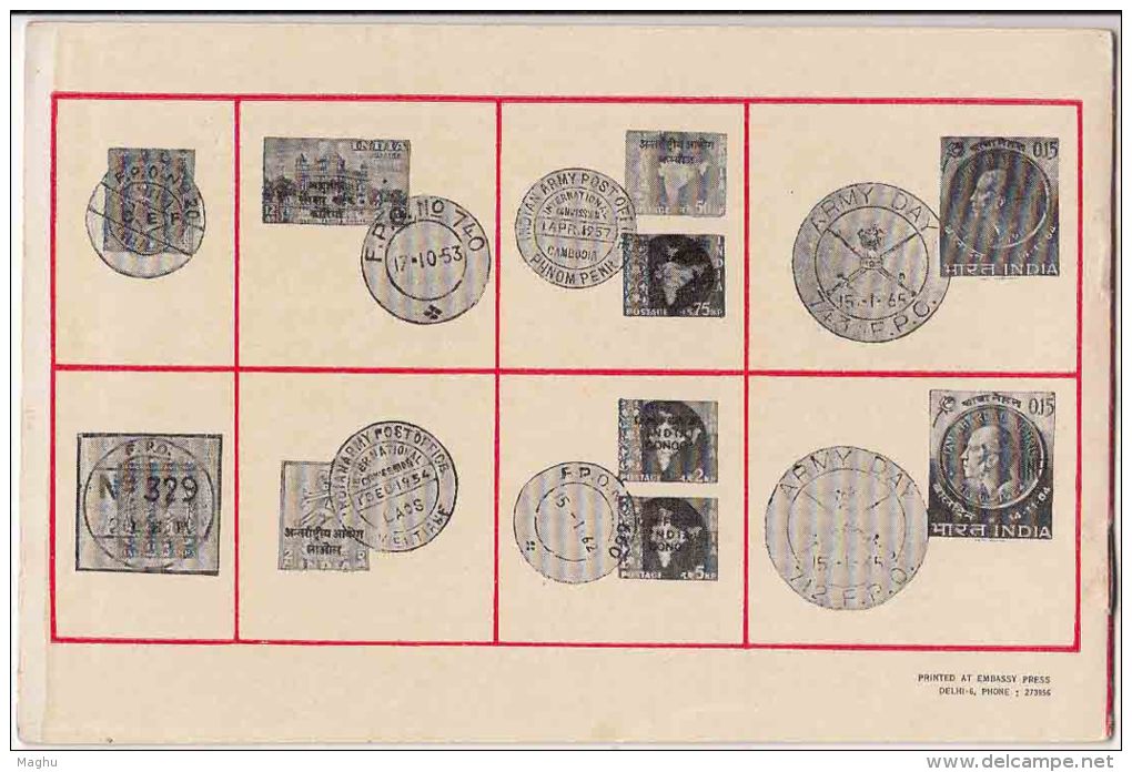 International Control Commissions, Info Book. India China, Cambodia. Laos, Vietnam, Korea, Congo, C.E.F. I.E.F. UNEF, UN - Militärpostmarken
