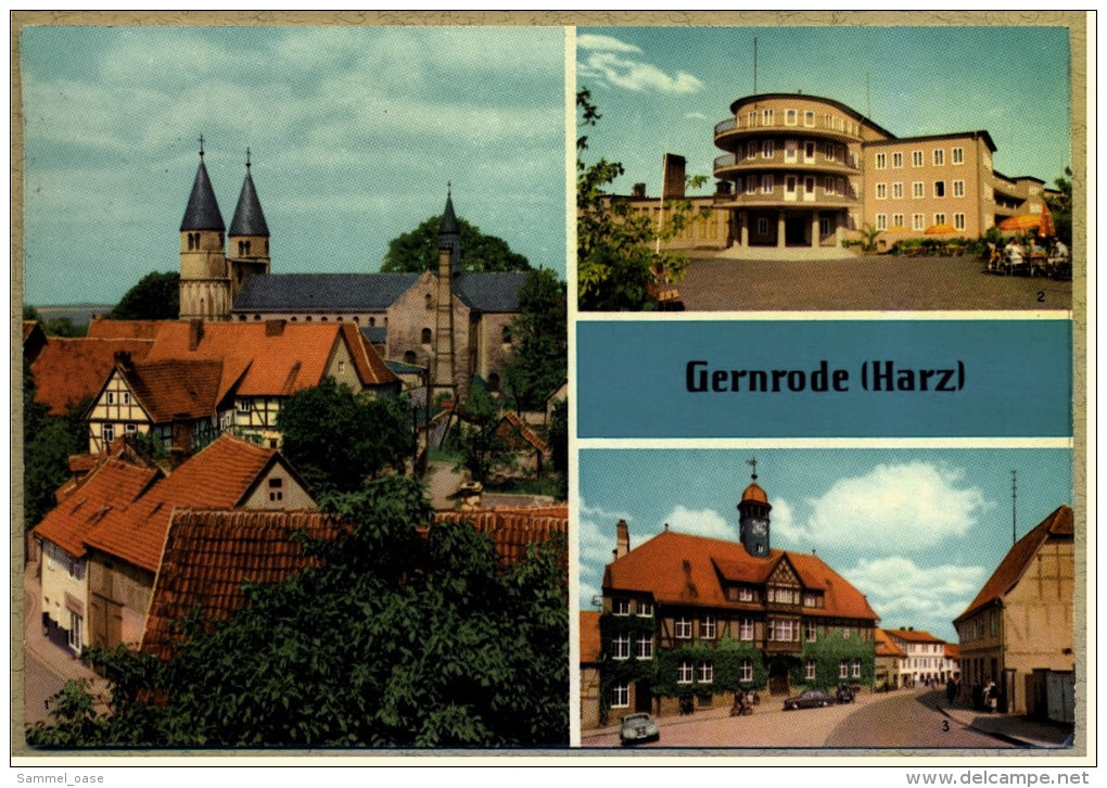 Gernrode / Harz  -  Mehrbildkarte  Ansichtskarte Ca. 1966    (5111) - Quedlinburg