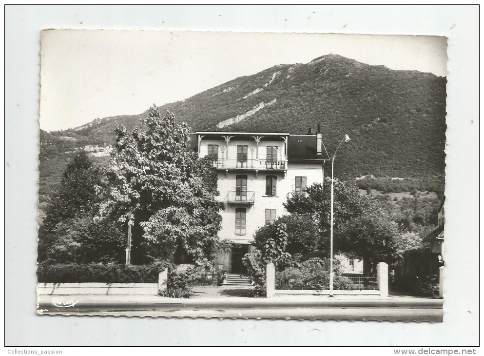 Cp , HÔTEL De L´Europe , 73 , CHALLES LES EAUX , Et Le Mont Saint MICHEL , Vierge , Ed : Combier 202 - Hotels & Restaurants