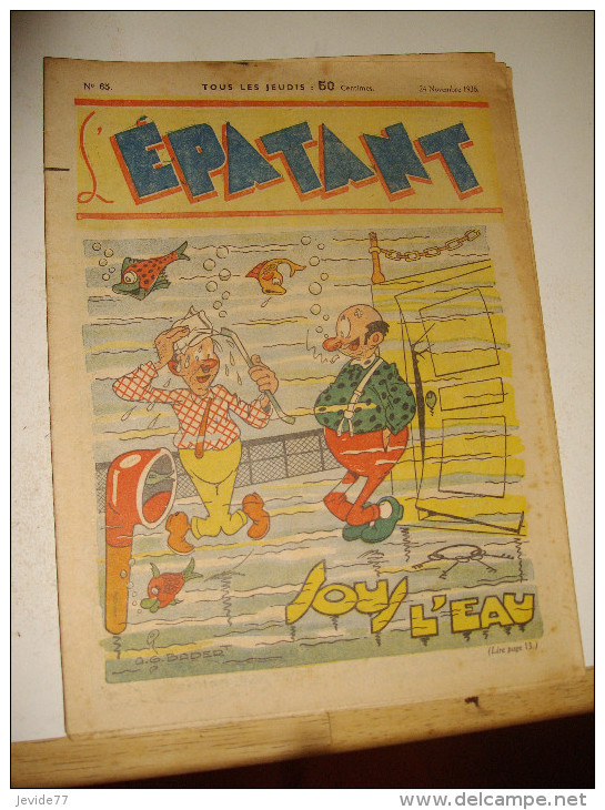 L’EPATANT PIEDS NICKELES No 65 De 1938 - Autre Magazines