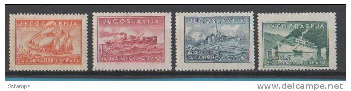 A-277 JUGOSLAVIA JUGOSLAWIEN  HINGED - Unused Stamps