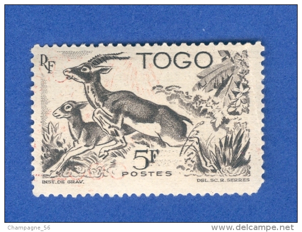 VARIÉTÉS  1914 / 1960  TOGO FAUNE OBLITÉRÉ DOS GOMME - Usati