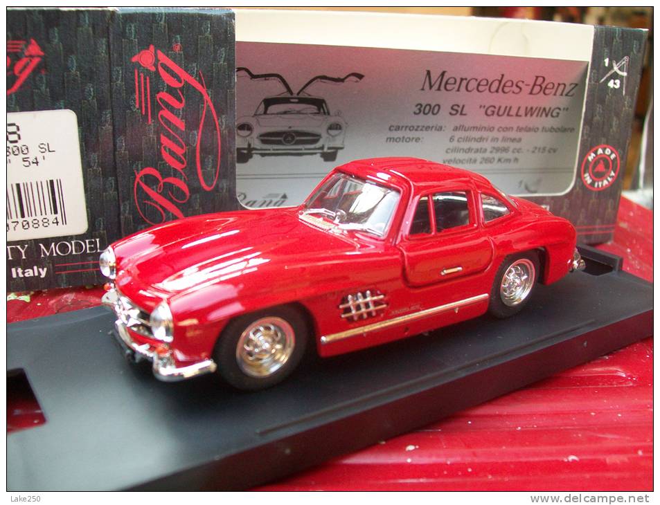 BANG - 7088 - MERCEDES 300 SL GULLWING 1954 Scala 1/43 - Bang