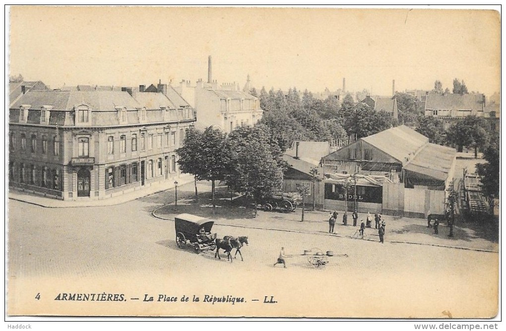 ARMENTIERES:LA PLACE DE LA REPUBLIQUE - Armentieres