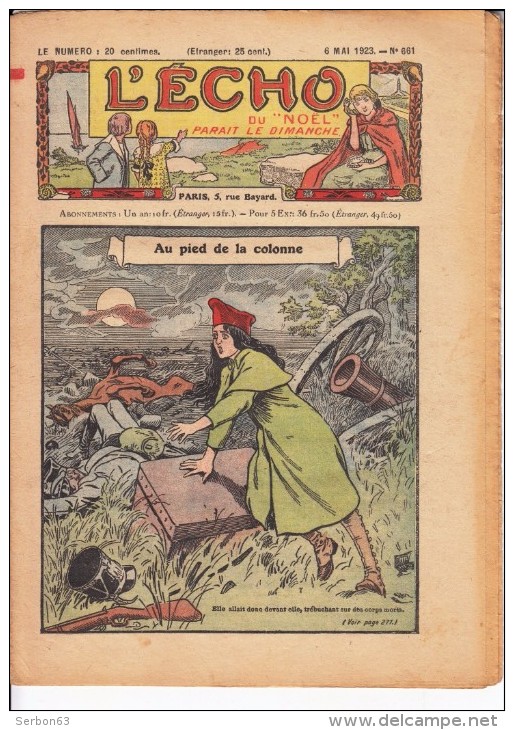 1 L'ECHO DU NOEL N° 661 DU 6 MAI 1923 COMPLET 16 PAGES CORRECTE - L'Echo Du Noël