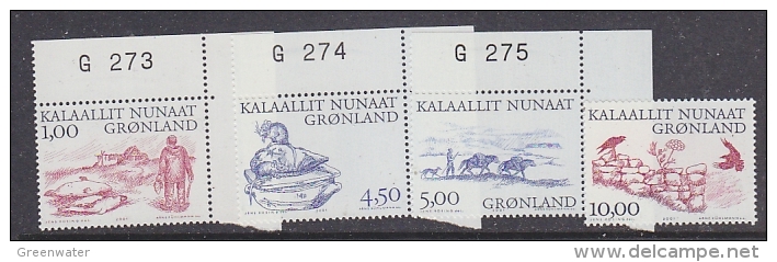 Greenland 2001 Vikings 4v** Mnh (25344C) - Ungebraucht