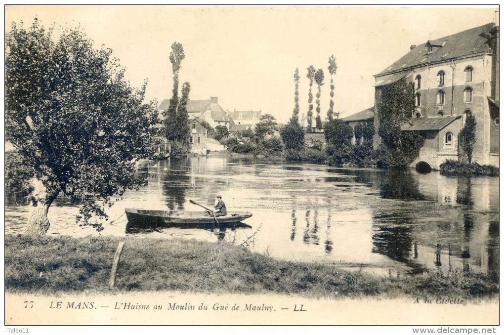 Le Mans - L 'Huisme Au Moulin Du Gué De Maulny - Le Mans