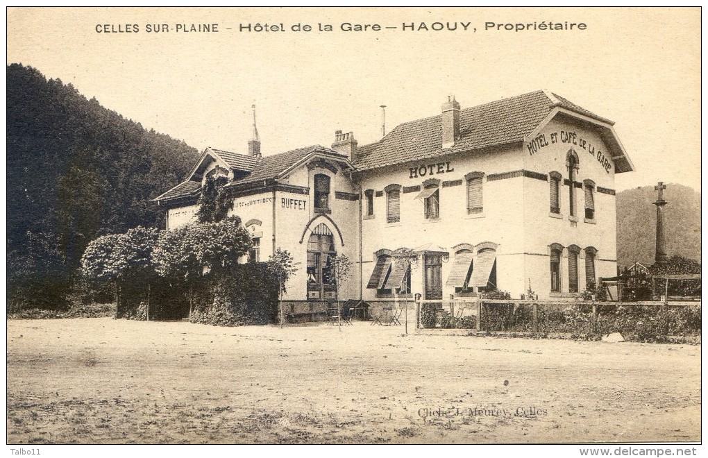 Celles Sur Plaine - Hotel De La Gare - Haouy, Propriétaire - Autres & Non Classés