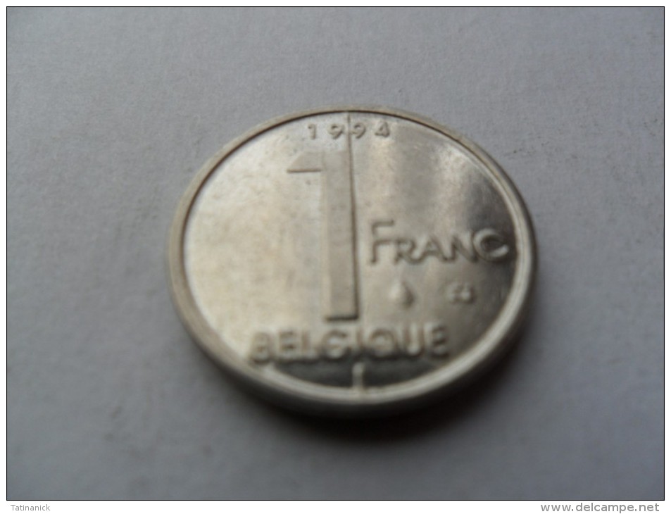 1 Franc 1994 Albert II En Français - 1 Franc