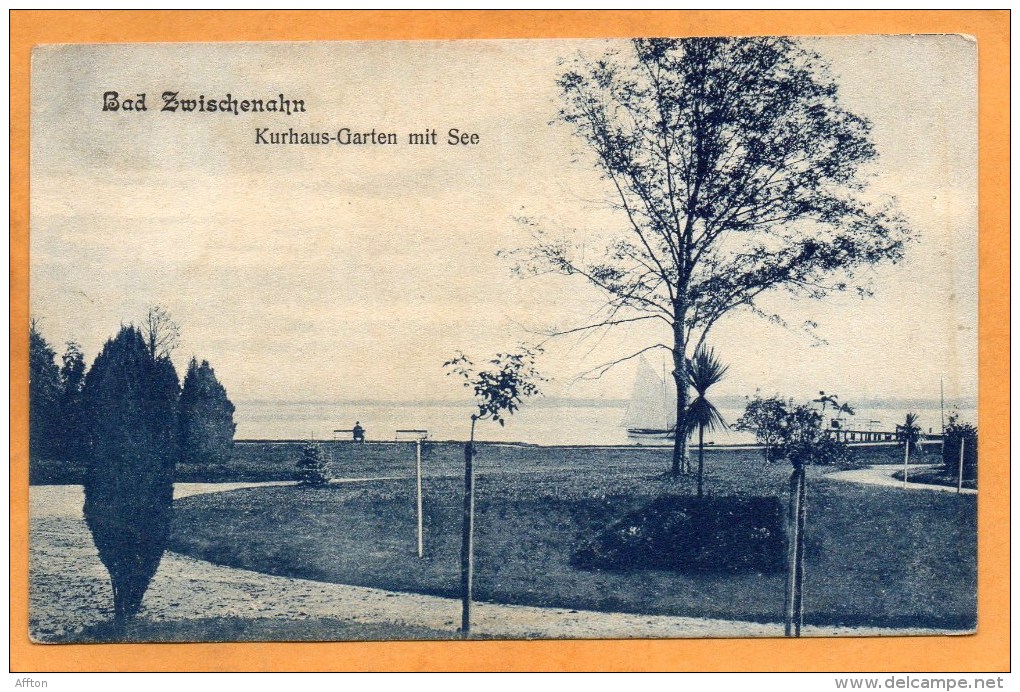 Bad Zwischenahn Kurhaus Garten 1910 Postcard - Bad Zwischenahn