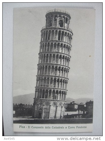 J57 Italia - Pisa - Il Campanile Della Cattedrale - Torre Pendente - Pisa