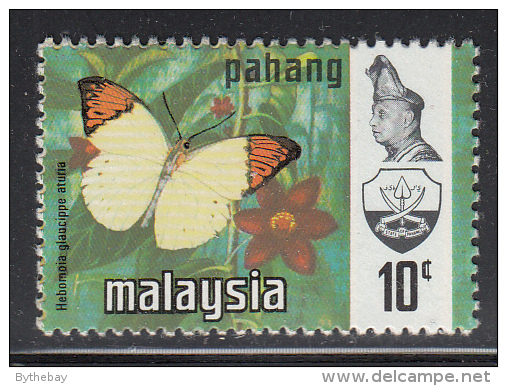 Malaysia - Pahang MH Scott #94 10c Great Orange Tip Butterfly - Malaysia (1964-...)