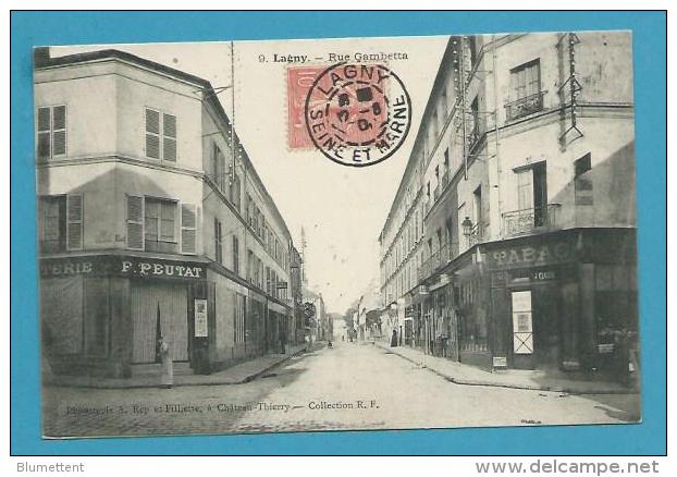 CPA 9 - Commerces - Tabac Rue Gambetta LAGNY  77 - Lagny Sur Marne