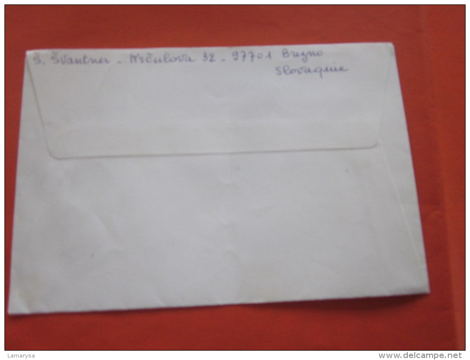 SLOVENSKO SLOVAQUIE =>ERQUY PAR AVION  LETTRE LETTER 2002 - Briefe U. Dokumente