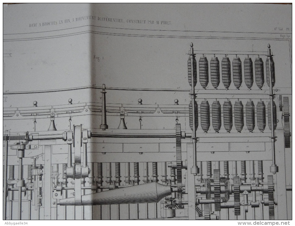 CORDERIE MECANIQUE, PAR M. MERLIE LEFEVRE (Buchanan) Publication Industrielle Dulos, Chardon, Armengaud - Machines