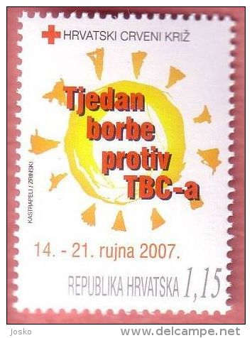 RED CROSS ( Croatia MNH** ) Croix Rouge Rotes Kreuz Cruz Roja Croce Rossa Tuberculose Tuberculosis Tuberkulose TBC - Red Cross