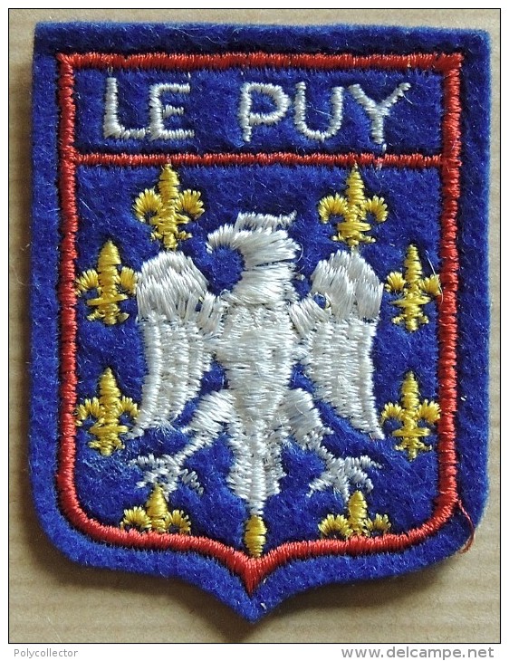 Patch Écusson Tissu Touristique - Le Puy En Velay - Haute Loire - Blason - Ecussons Tissu