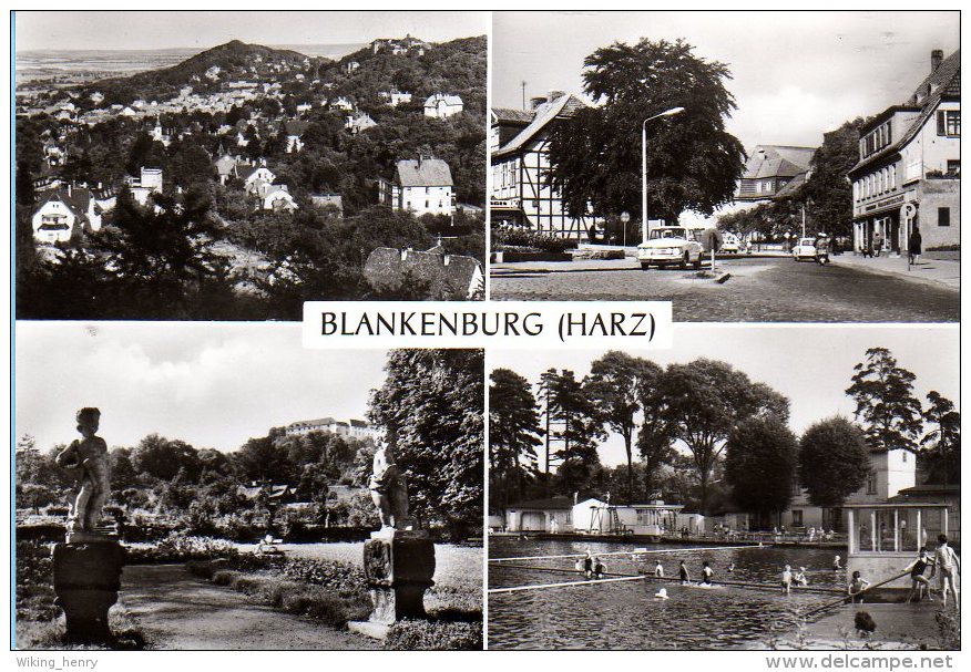 Blankenburg Harz - S/w Mehrbildkarte 10 - Blankenburg