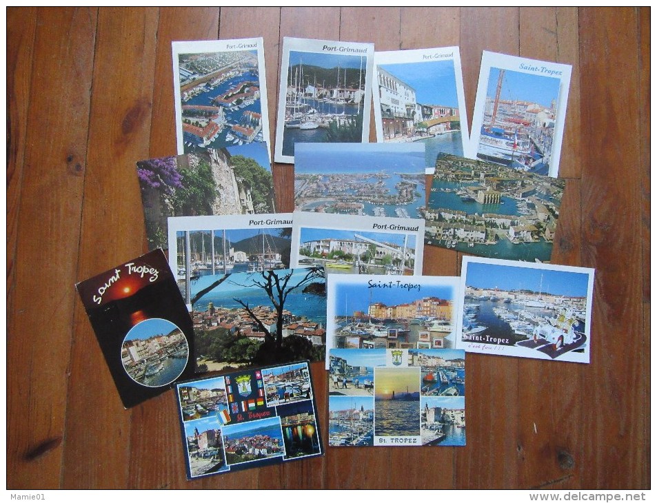 Lot De 15 Cartes Du VAR       Port Grimaud Et Saint Tropez - 5 - 99 Cartes