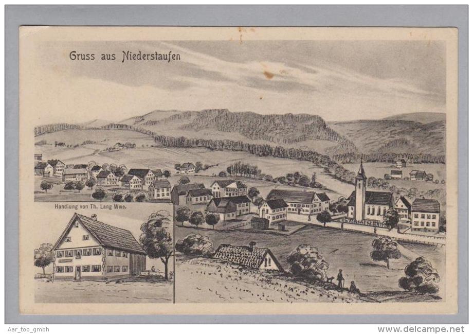 AK DE Bayern Niederstaufen 1918-12-21 Künstlerkarte H.Pernat - Oberstaufen