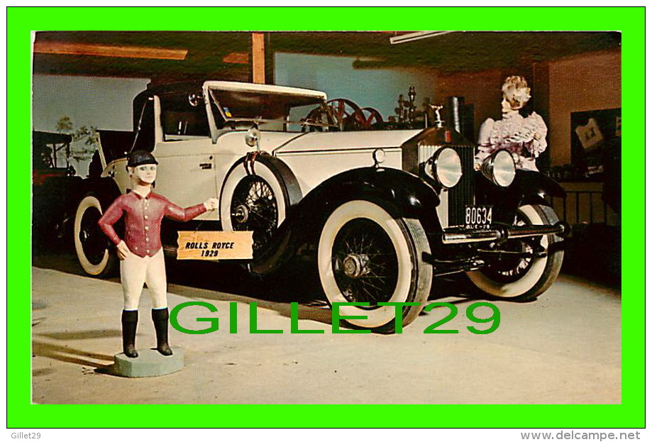 GRANBY, QUÉBEC - MUSÉE D´AUTOMOBILE DE GRANBY - VOITURE, ROLLS ROYCE 1929 - PUB. BY VICTORIA PRESS LTD - - Granby