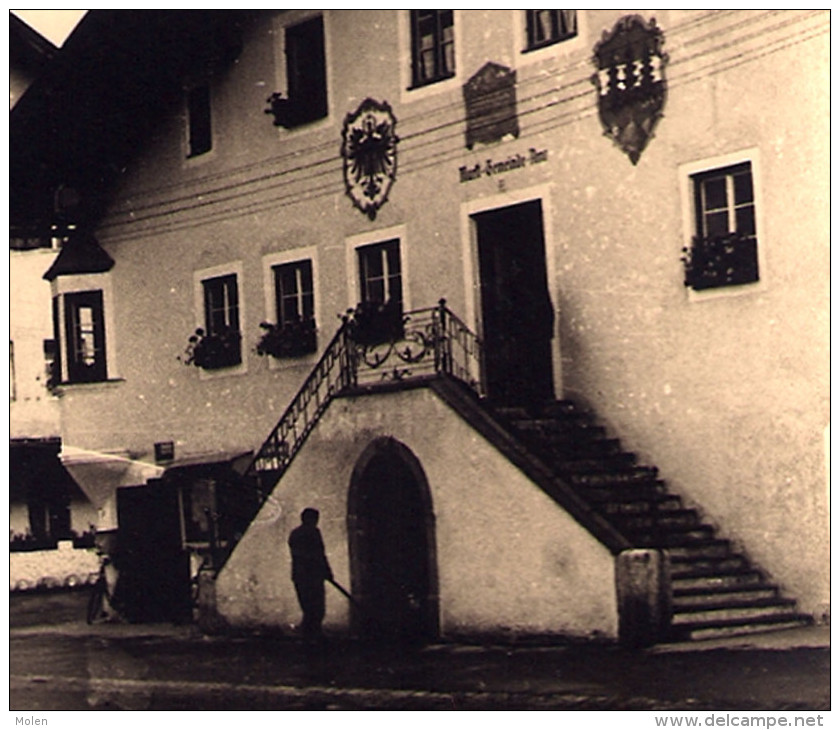 FOTOKARTE HOTEL GOLDENER HIRSCH 6600 REUTTE TIROL ÖSTERREICH CARTE PHOTO Gevaert FOTOKAART 3998 - Reutte