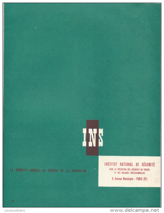 Couvre-Cahier/ "INRS  Sécurité D'abord"//Vers 1960   CAH54 - Omslagen Van Boeken