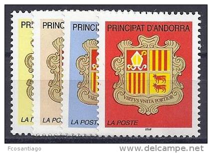 ANDORRA FRANCESA 2002 - Yvert #555/8 - MNH ** - Nuevos