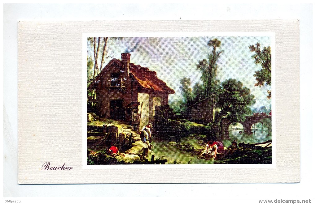 Carte Double Tableau Boucher Moulin - Peintures & Tableaux