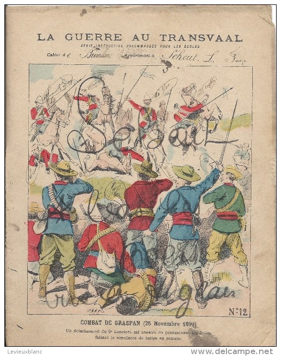 Couverture De Cahier D´écolier/La Guerre Au Transvaal/Combat De Graspan/Vers 1895-1905   CAH62 - Andere & Zonder Classificatie