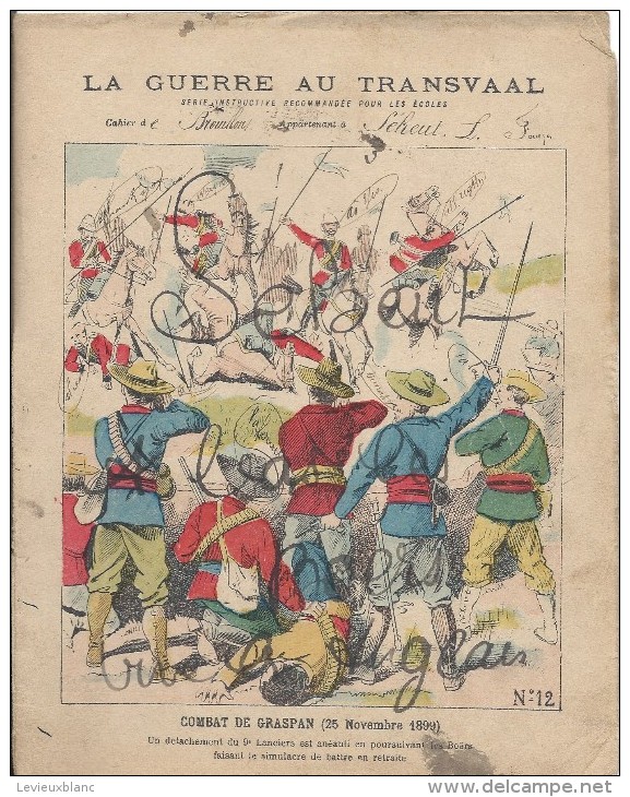 Couverture De Cahier D´écolier/La Guerre Au Transvaal/Combat De Graspan/Vers 1895-1905   CAH62 - Autres & Non Classés