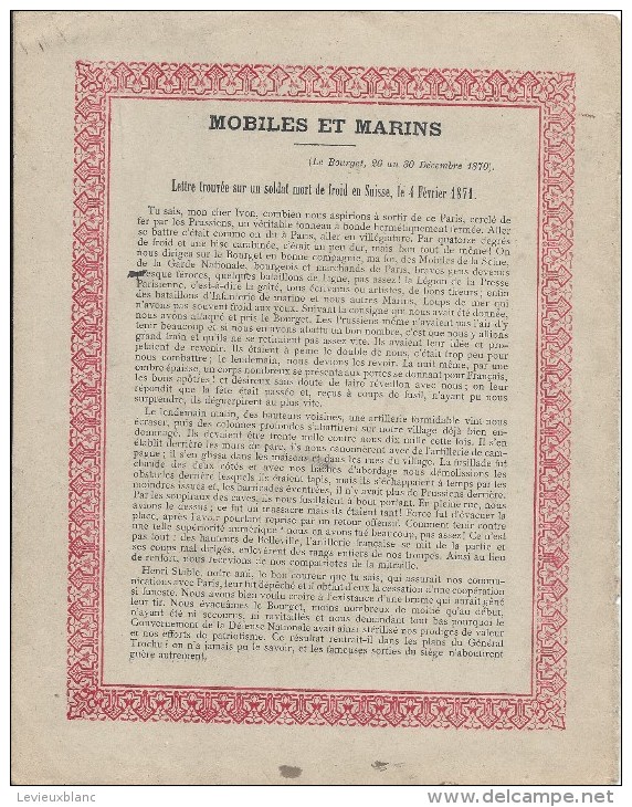 Couverture De Cahier D´écolier/Nouvelles Anecdotes Militaires/Mobiles Et Marins/Vers 1895-1905   CAH63 - Sonstige & Ohne Zuordnung