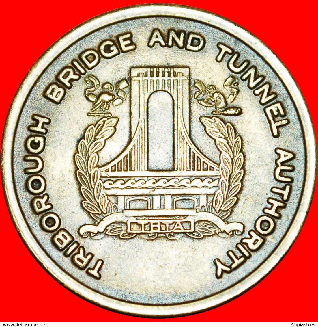 * BRIDGE TOKEN NEW YORK: USA ★ 100 UNITS TRIBOROUGH (1980)!  LOW START&#9733;NO RESERVE! - Firmen