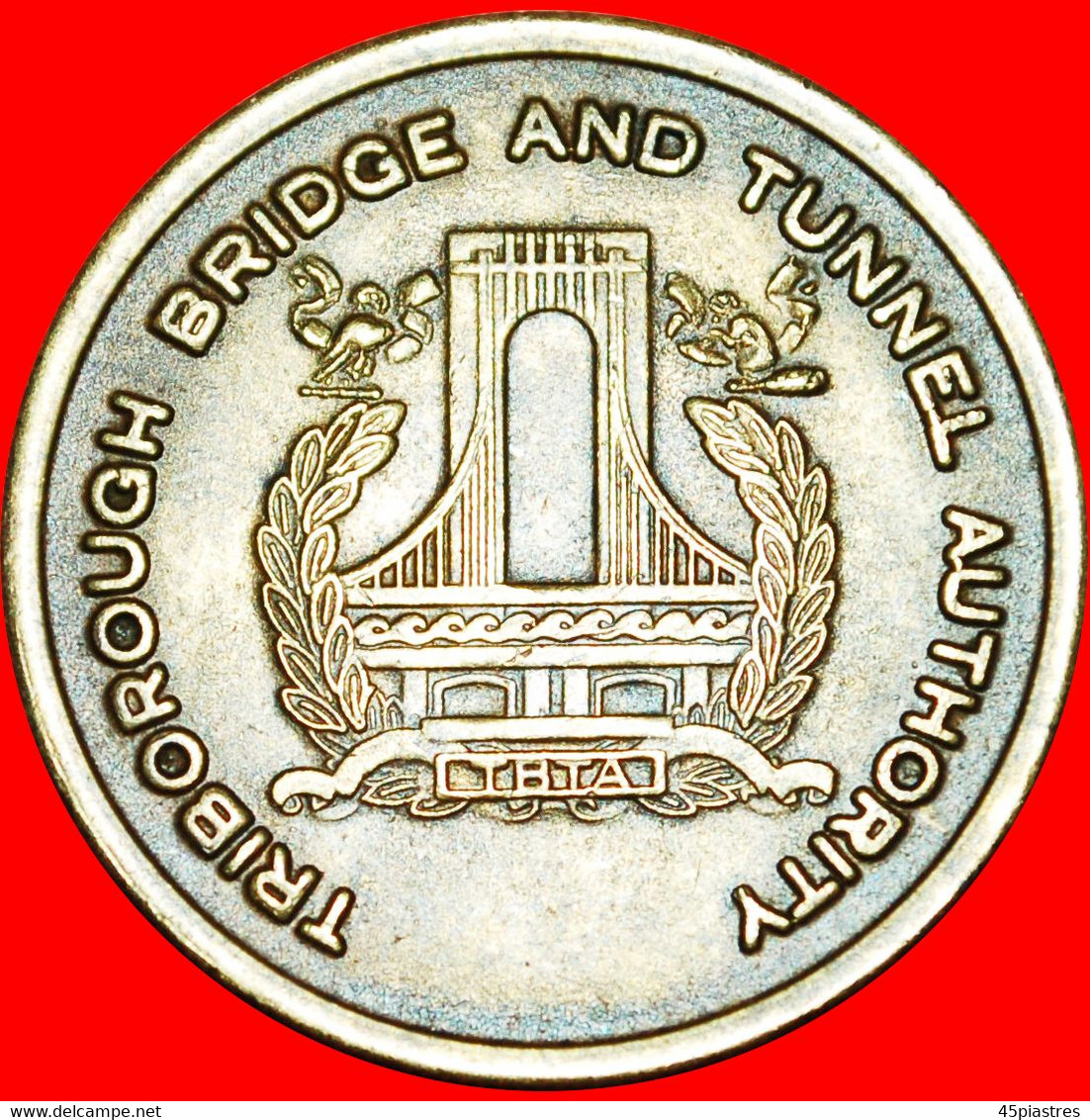 * BRIDGE TOKEN NEW YORK: USA ★ 100 UNITS TRIBOROUGH (1980)!  LOW START&#9733;NO RESERVE! - Professionals/Firms