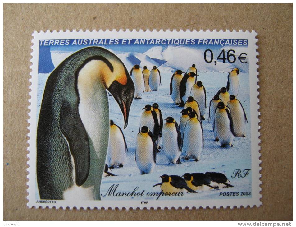 2003   TAAF P 360  * *    FAUNE   MANCHOT   EMPEREUR - Unused Stamps