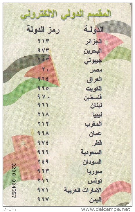 JORDAN - Arab States, Tirage 5000, 08/00, Used - Jordanien