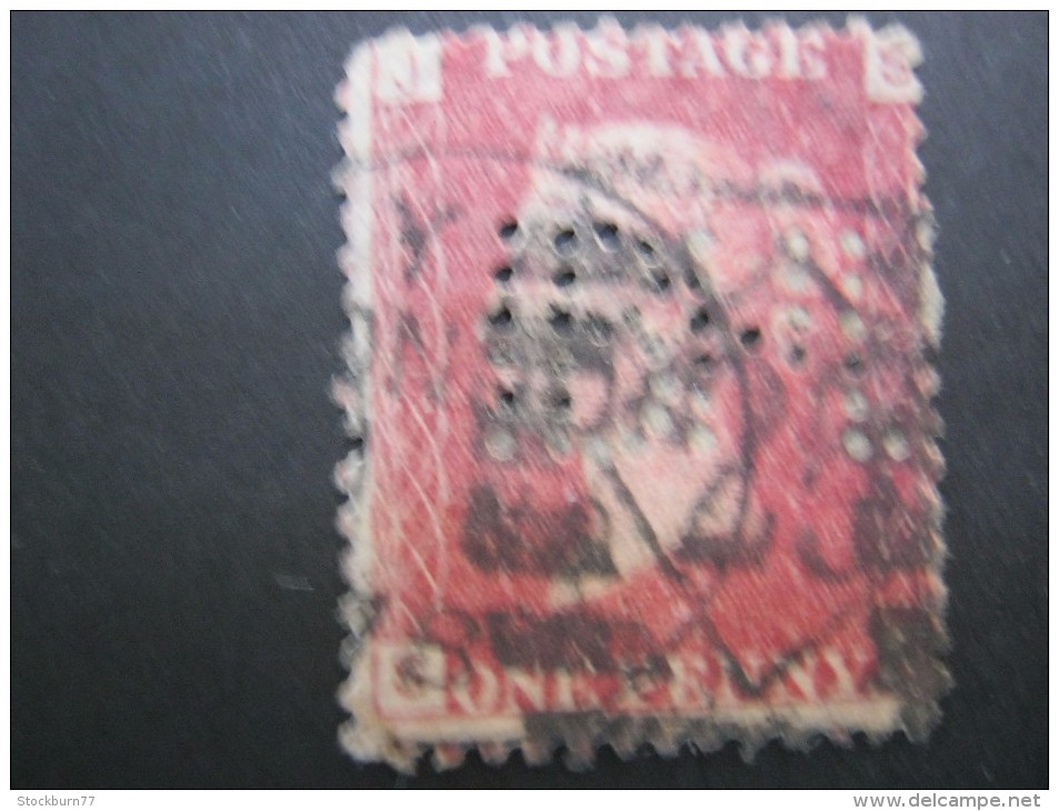 FIRMENLOCHUNG , Perfin, 2 Scans, Perforation - Used Stamps