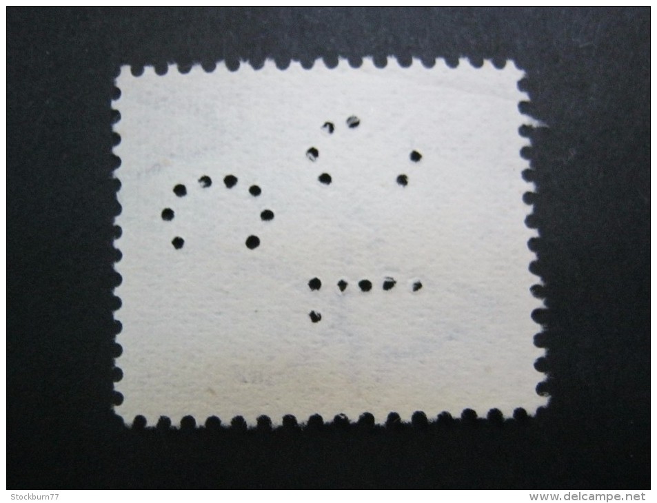 FIRMENLOCHUNG , Perfin, 2 Scans, Perforation - Unclassified